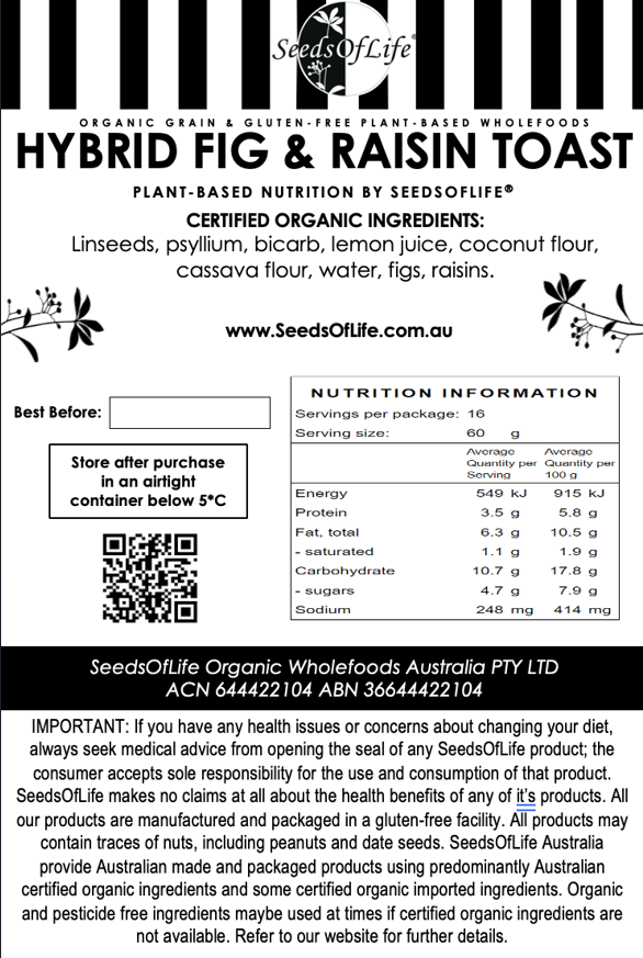 HYBRID FIG & RAISIN TOAST