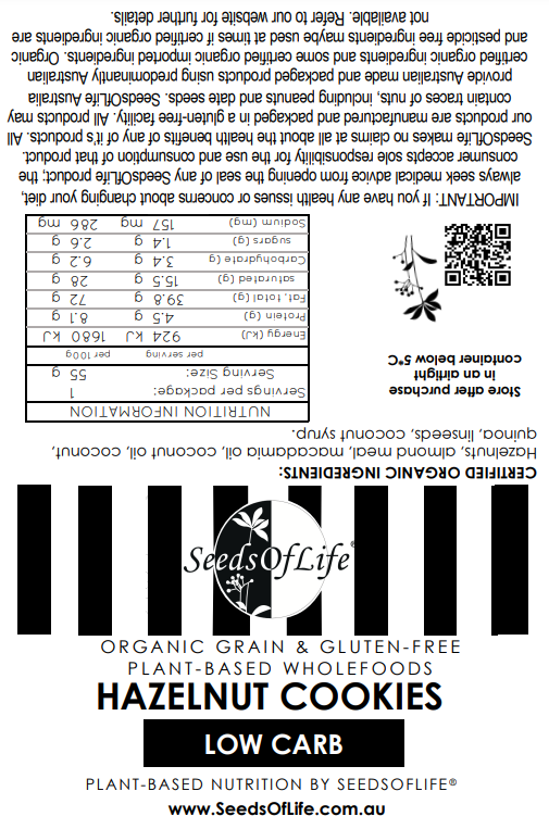FROZEN LOW CARB HAZELNUT COOKIE x4
