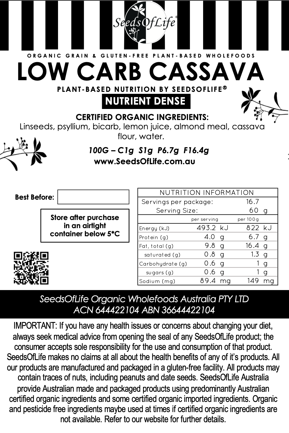 LOW CARB CASSAVA BREAD