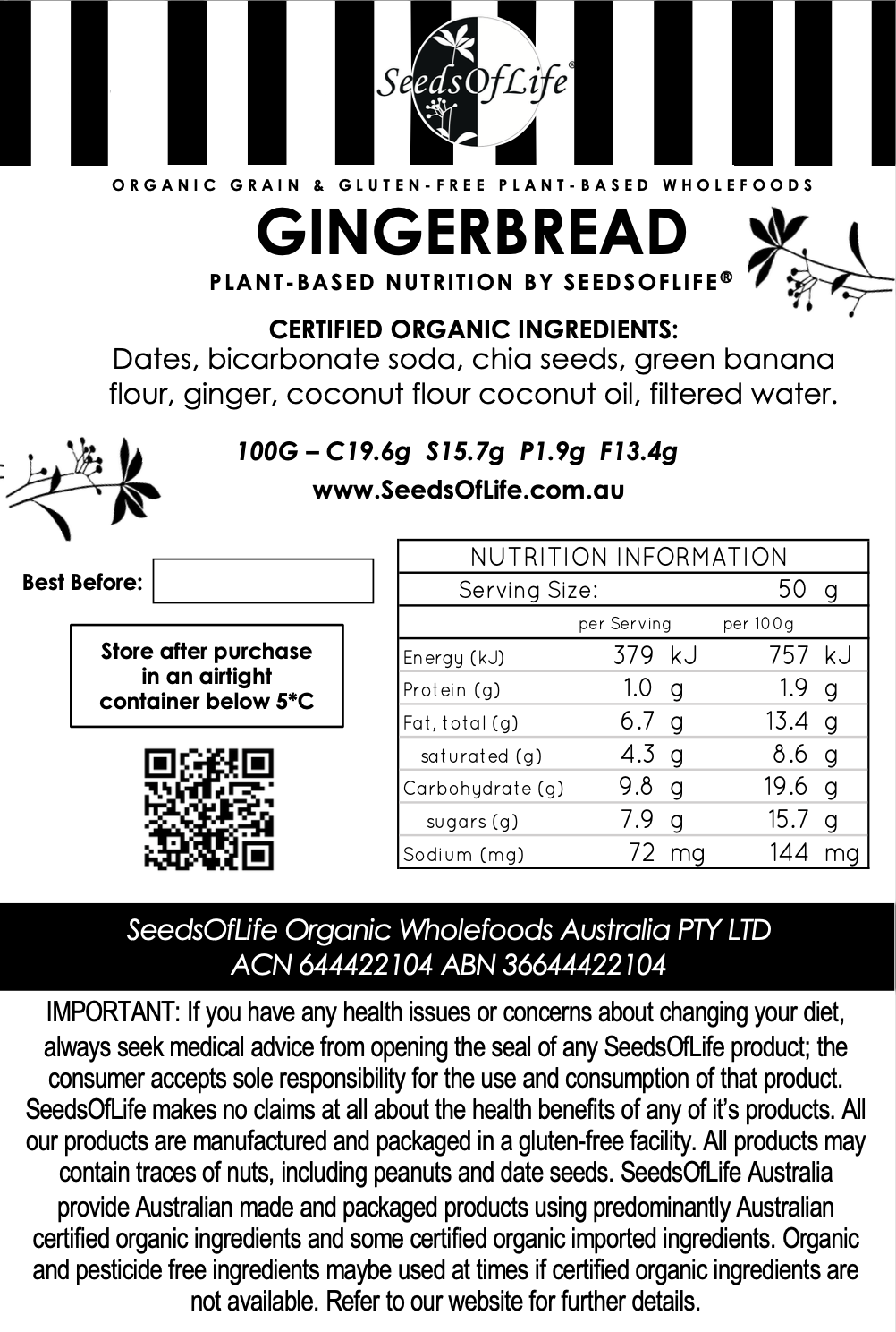 GINGERBREAD 1kg