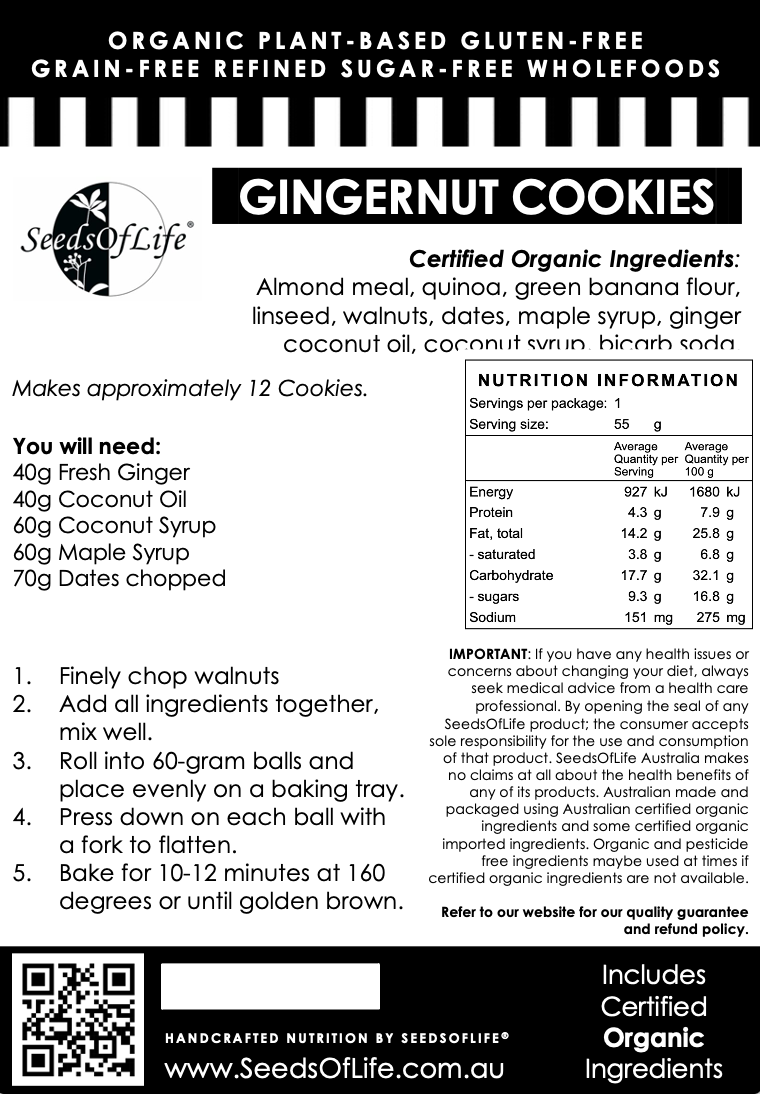 PREMIX GINGERNUT COOKIES