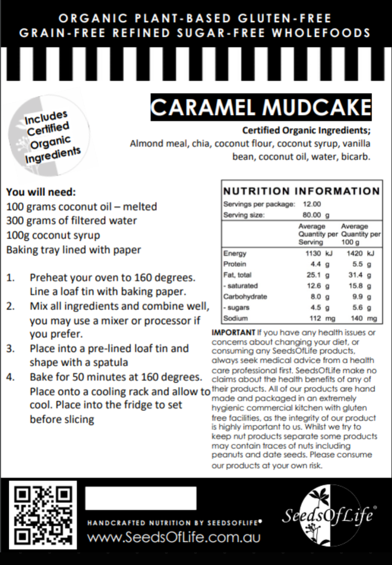 LOW CARB MUDCAKE/TORTE/DONUT PREMIX