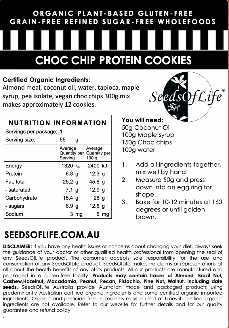 PREMIX CHOC PROTEIN COOKIE