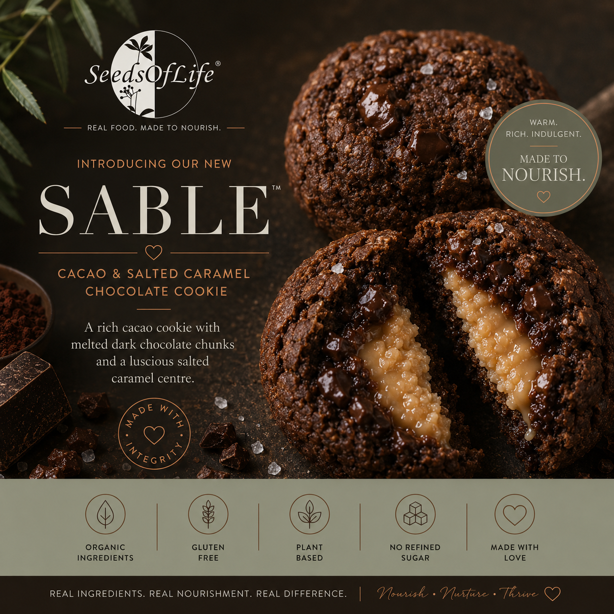 SABLE CACAO & SALTED CARAMEL NEW YORK COOKIE
