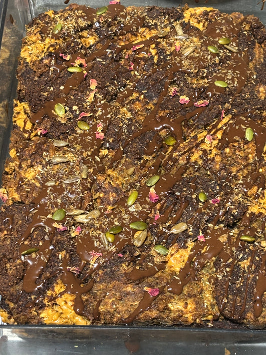 PEANUT BANANA & CACAO BROWNIE