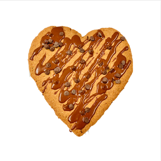 CHOC CHIP HEART COOKIE