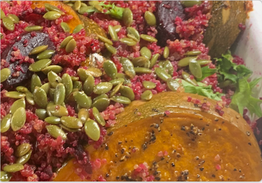 ROAST PUMPKIN & BEETROOT SALAD