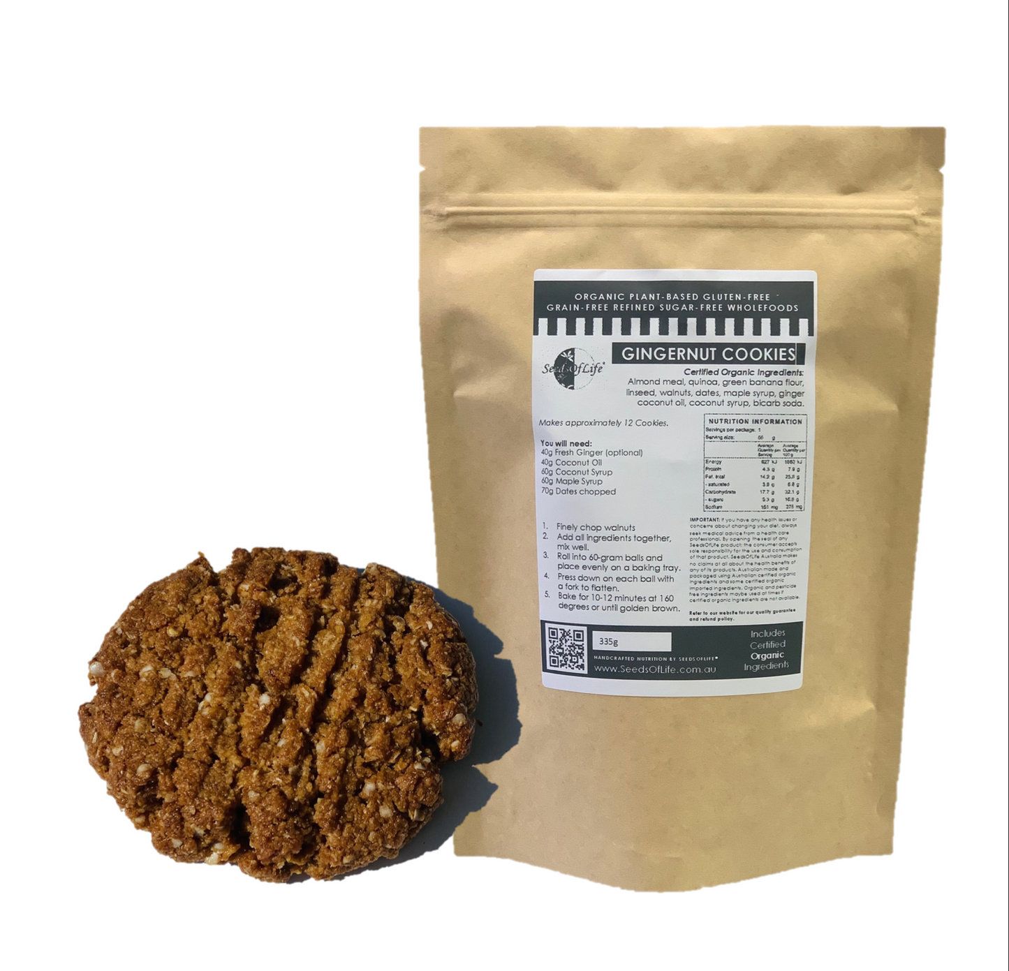 PREMIX GINGERNUT COOKIES- 355g