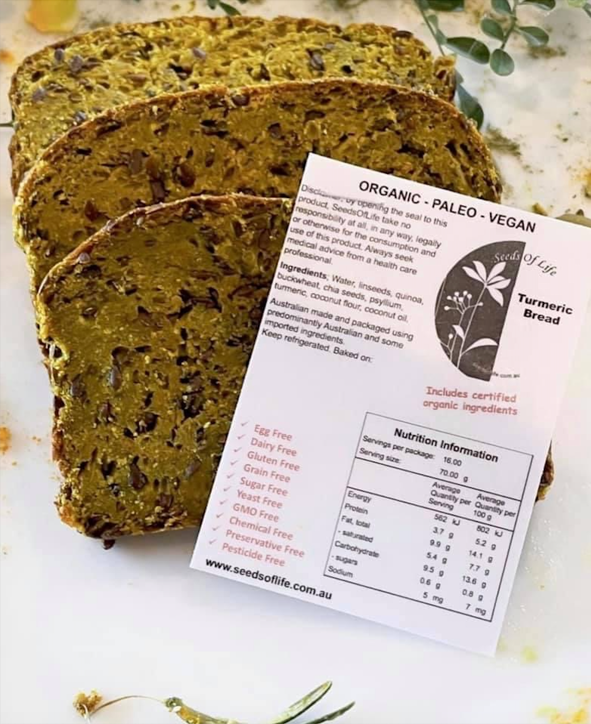 TURMERIC BREAD