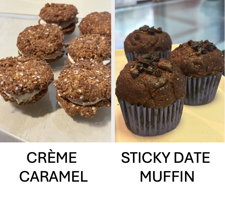 STICKY DATE MUFFINS + CREME CARAMEL ROYALSTONS