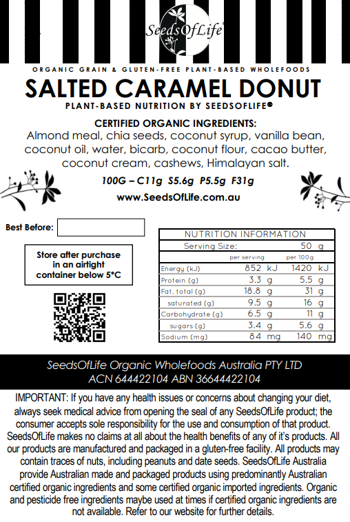 SALTED CARAMEL DONUT 90g