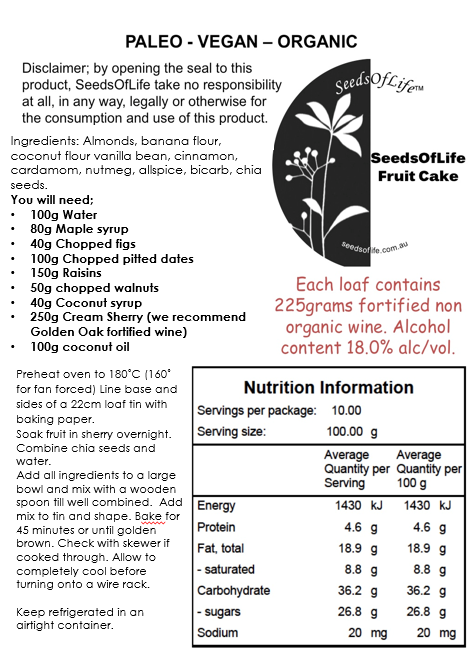 PREMIX CHRISTMAS  FRUIT CAKE